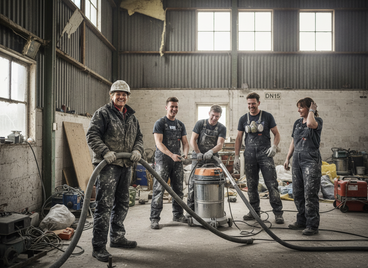 The Spray Foam Loft Masters team at work in Scunthorpe