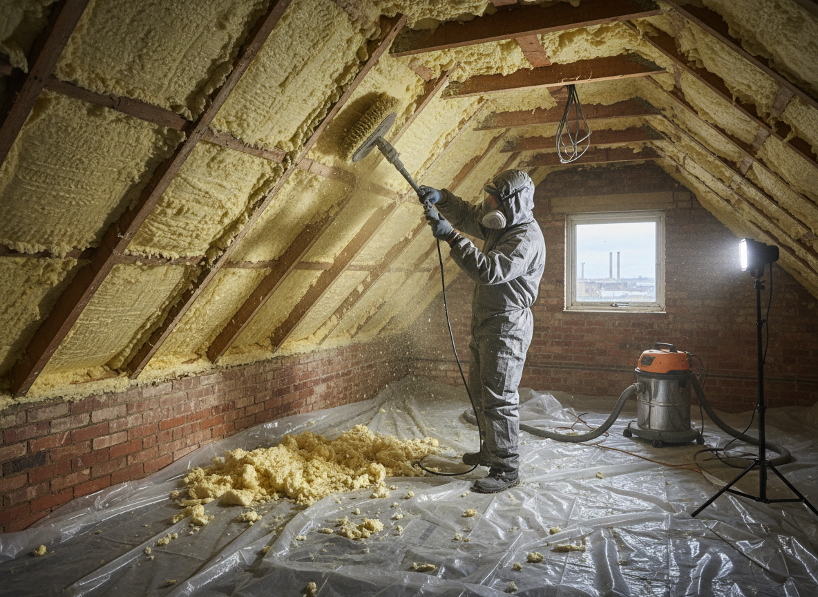 Same Day Spray Foam Removal in Scunthorpe, Lincolnshire