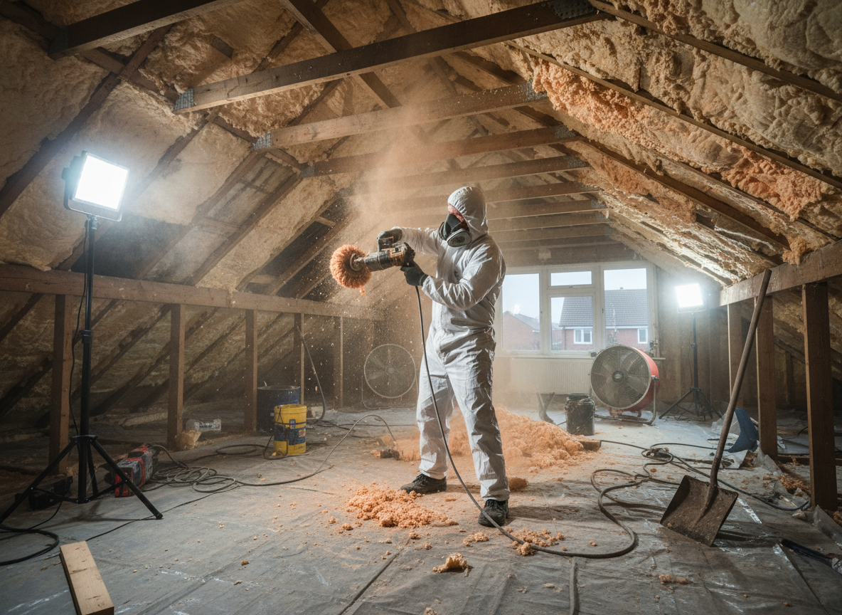 Spray Foam Insulation Removal in Scunthorpe, Lincolnshire